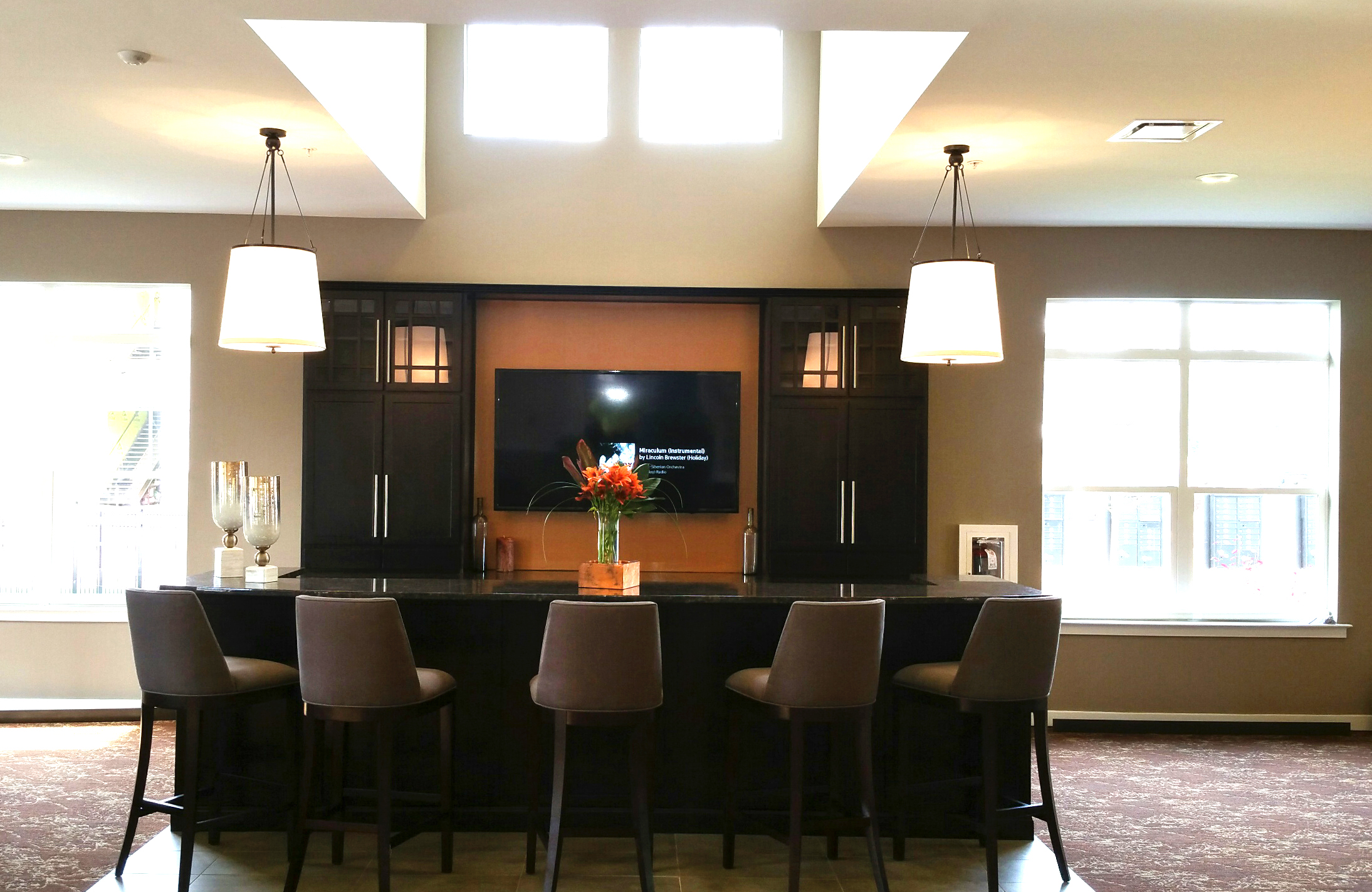 Ceiling and soffit work